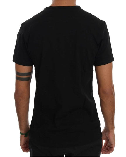 Daniele Alessandrini Black Cotton T-Shirt