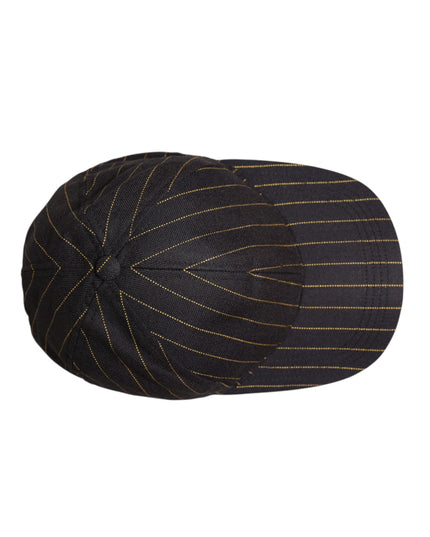 Dolce & Gabbana Brown Stripes Cotton 6 Panels Baseball Cap