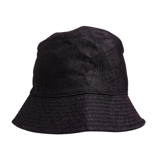 Dolce & Gabbana Black Wide Brim Nylon Bucket Hat