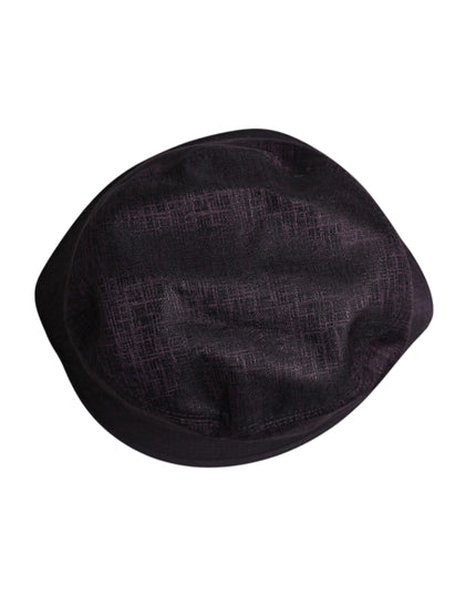 Dolce & Gabbana Black Wide Brim Nylon Bucket Hat