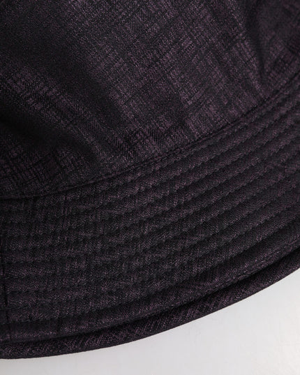 Dolce & Gabbana Black Wide Brim Nylon Bucket Hat