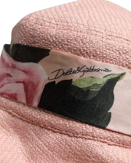 Dolce & Gabbana Pink Cotton Wide Brim Bucket Hat