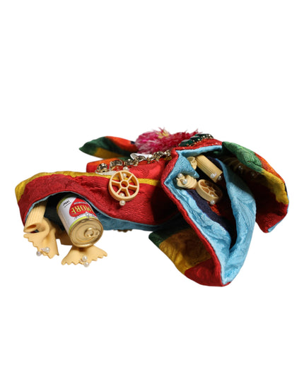 Dolce & Gabbana Multicolor Floral Crystal Embellished Diadem Headband