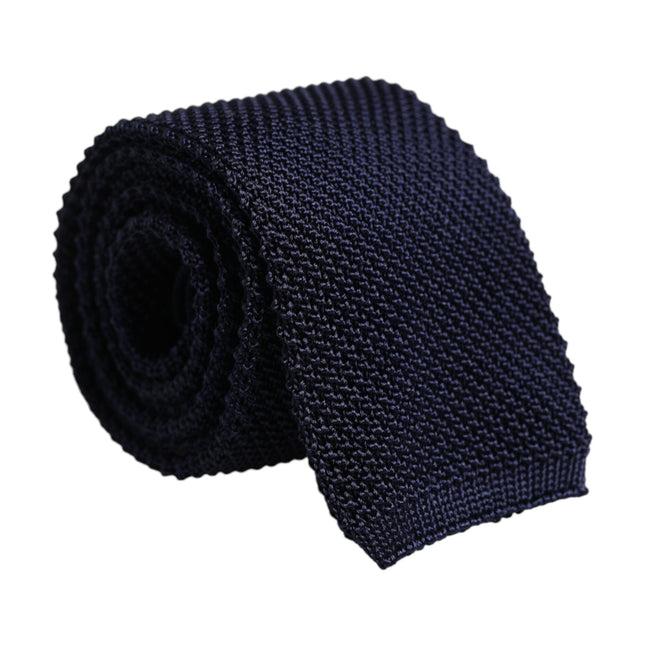Dolce & Gabbana Dark Blue Silk Adjustable Necktie Tie