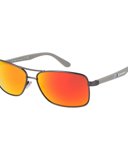 BMW Motorsport Gray Metal Sunglasses