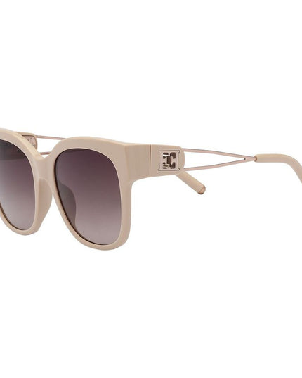 Escada Beige Metal Sunglasses