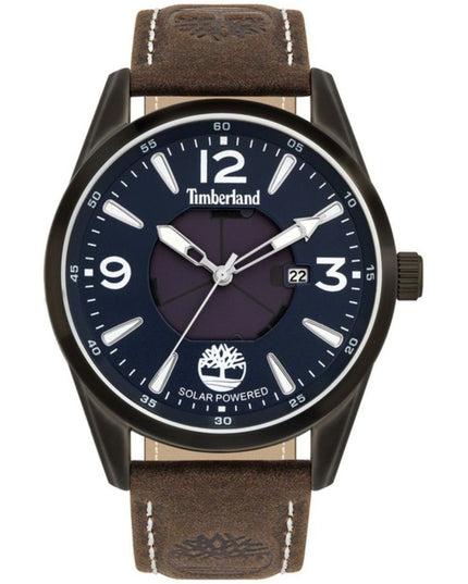 Timberland Brown Leather Dress Watch