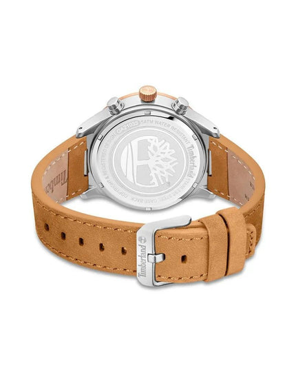 Timberland Brown Leather Dress Watch