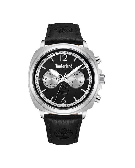 Timberland Orange Leather Dress Watch