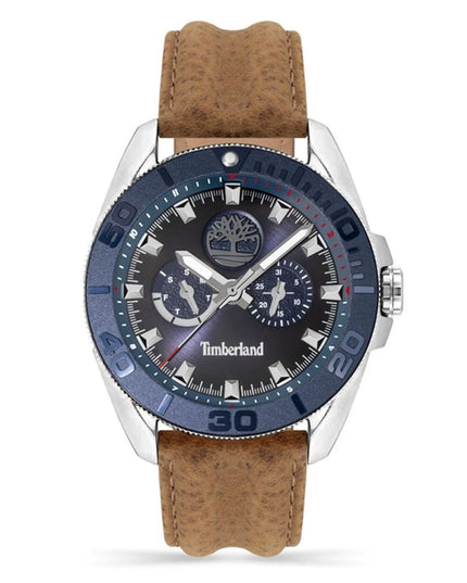 Timberland Brown Leather Bracelet Watch