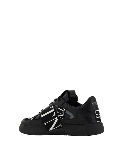 Valentino Garavani Black Leather VL7N Sneakers