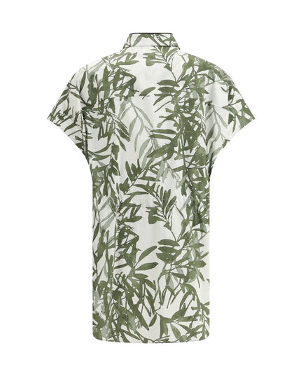 Brunello Cucinelli Multicolor Cotton Pattern Shirt