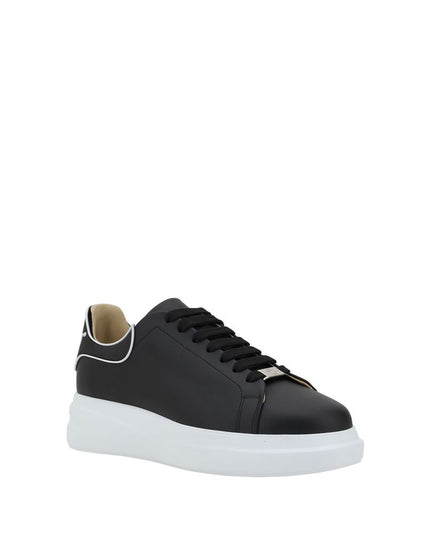 Philipp Plein Black Rubber Low Top Sneakers