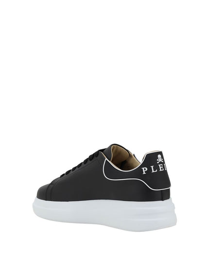 Philipp Plein Black Rubber Low Top Sneakers