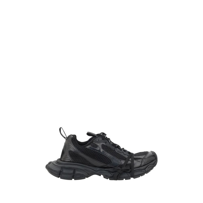 Balenciaga Black Rubber Athletic Sneakers