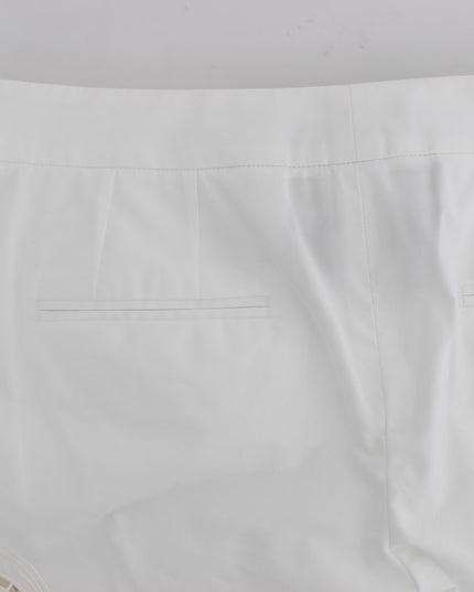 Dolce & Gabbana White Floral Cutout Dress Sicily Pants