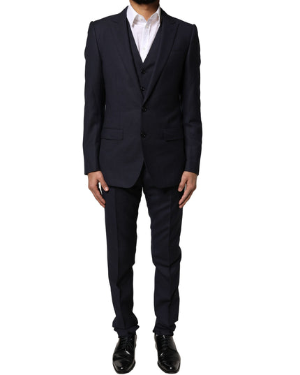 Dolce & Gabbana Black Fantasy MARTINI 3 Piece Formal Suit