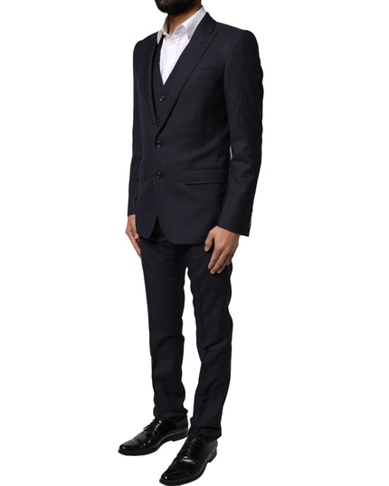Dolce & Gabbana Black Fantasy MARTINI 3 Piece Formal Suit