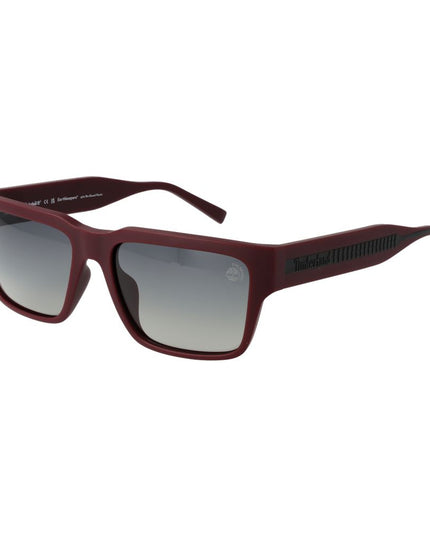 Timberland Burgundy Plastic Sunglasses