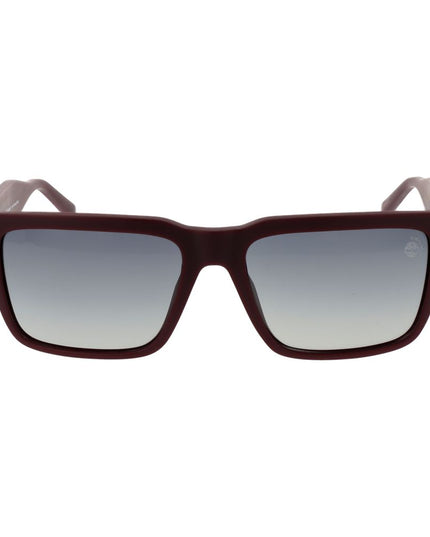 Timberland Burgundy Plastic Sunglasses