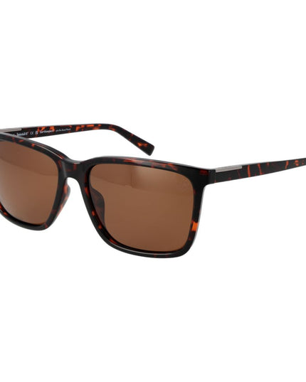 Timberland Brown Plastic Sunglasses