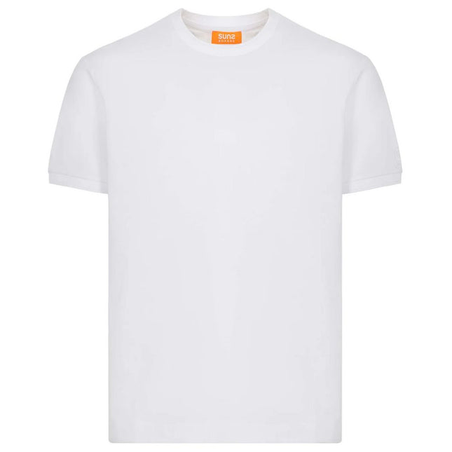 Suns White Cotton T-Shirt
