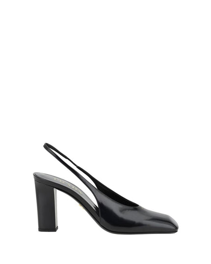 Prada Black Calf Leather Pumps