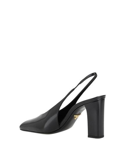 Prada Black Calf Leather Pumps