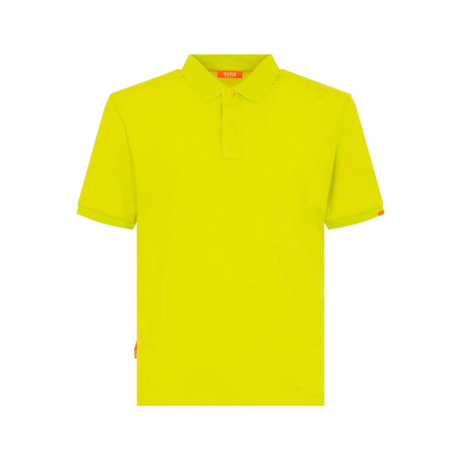 Suns Yellow Cotton Polo Shirt