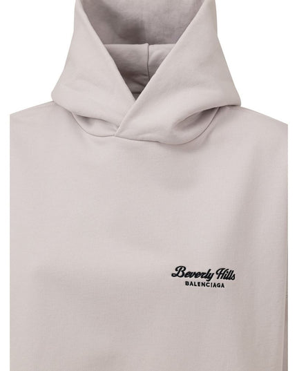 Balenciaga Gray Cotton Sweatshirt