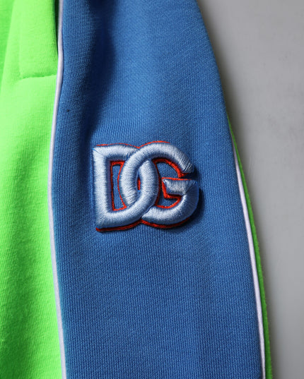 Dolce & Gabbana Green Blue Jogger Sweatpants Pants