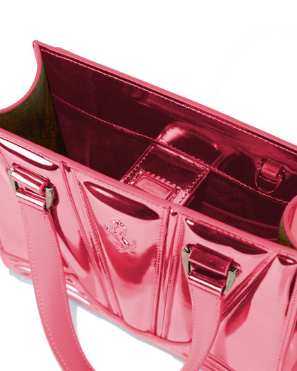 Ferrari Fuchsia Leather Handbag