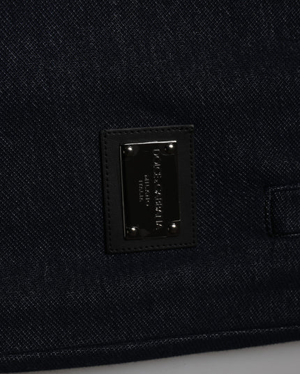 Dolce & Gabbana Black Jacquard Jogger Men Sweatpants Pants