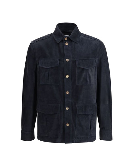 Brunello Cucinelli Suede leather shirt Jacket