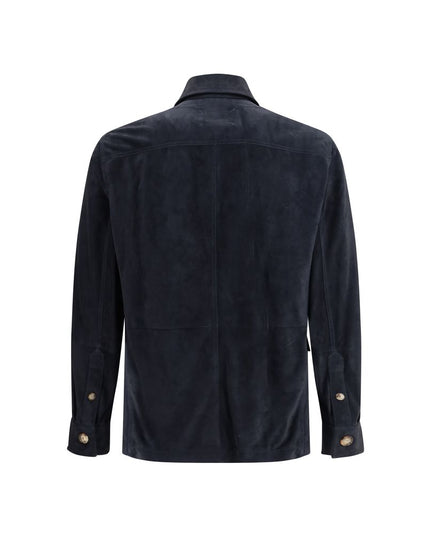 Brunello Cucinelli Suede leather shirt Jacket