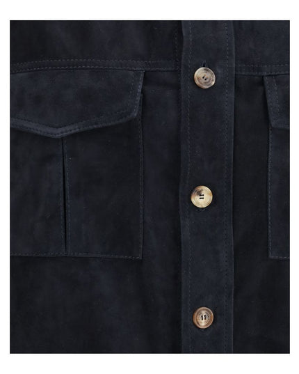 Brunello Cucinelli Suede leather shirt Jacket