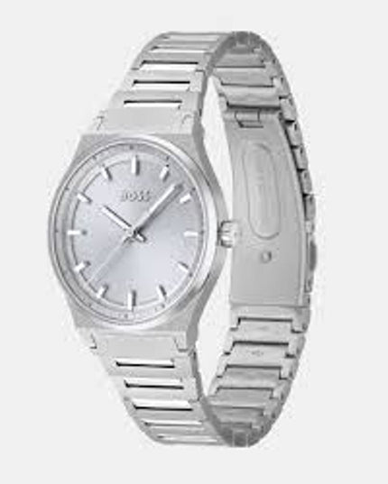 Hugo Boss Silver Stainless Steel Dress Watch