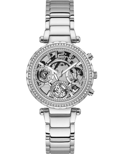 Guess Gray Stainless Steel Dress Watch