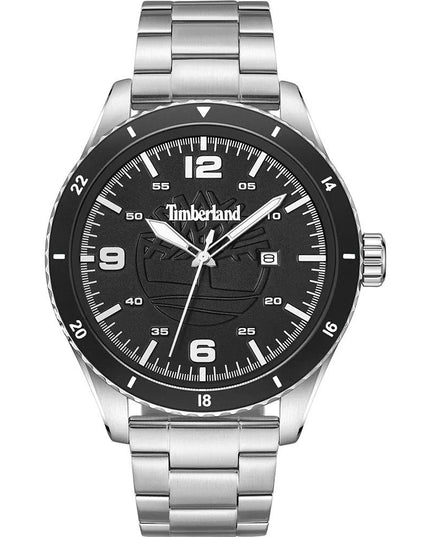 Timberland Gray Stainless Steel Dress Watch