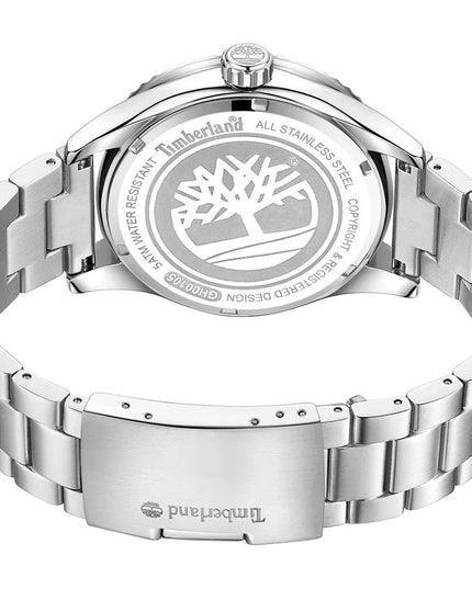 Timberland Gray Stainless Steel Dress Watch