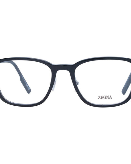 Ermenegildo Zegna Black Plastic & Titanium Glasses (Frames)