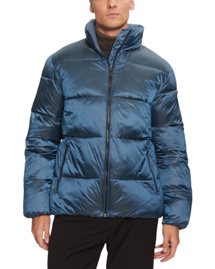 Calvin Klein Jeans Blue Recycled Polyamide Coat