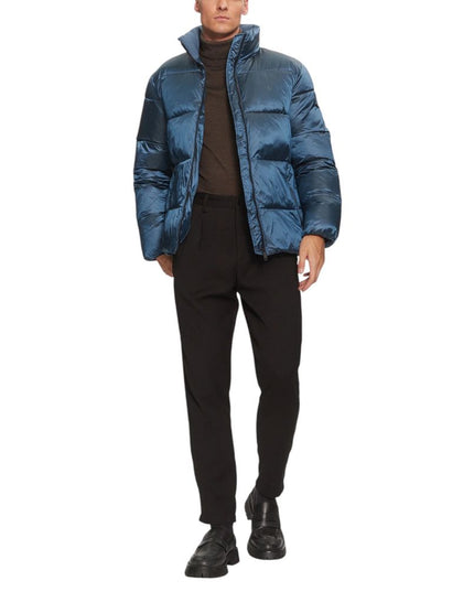 Calvin Klein Jeans Blue Recycled Polyamide Coat