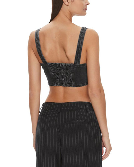 Tommy Hilfiger Jeans Black Recycled Cotton Top