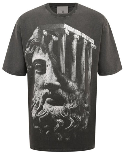 Diego Venturino Gray Cotton T-Shirt