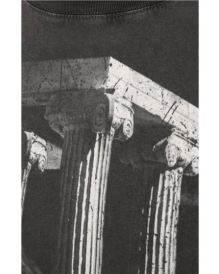Diego Venturino Gray Cotton T-Shirt