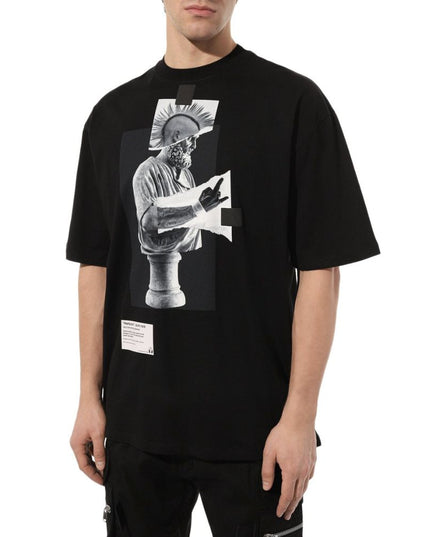 Diego Venturino Black Cotton T-Shirt
