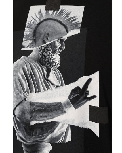 Diego Venturino Black Cotton T-Shirt