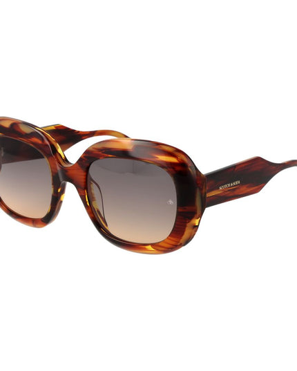 Scotch & Soda Brown Acetate Sunglasses