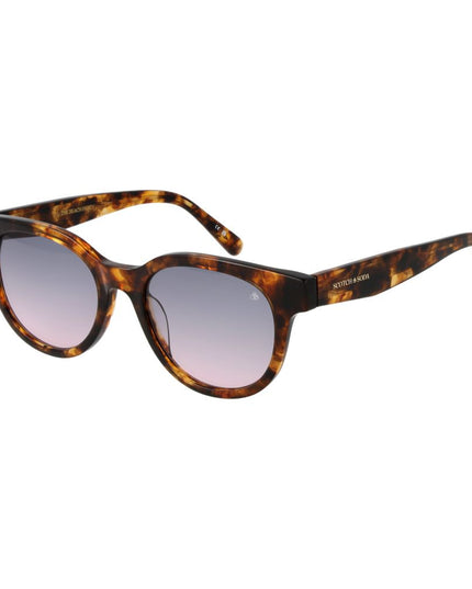 Scotch & Soda Brown Acetate Sunglasses